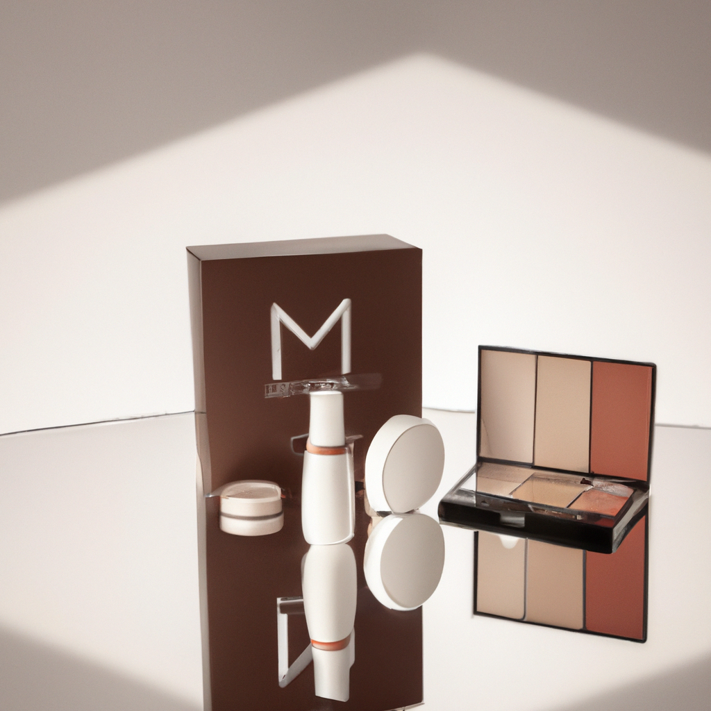 브랜드 제품 미니멀 세트, 베이지 플린스와 그라데이션 섀도